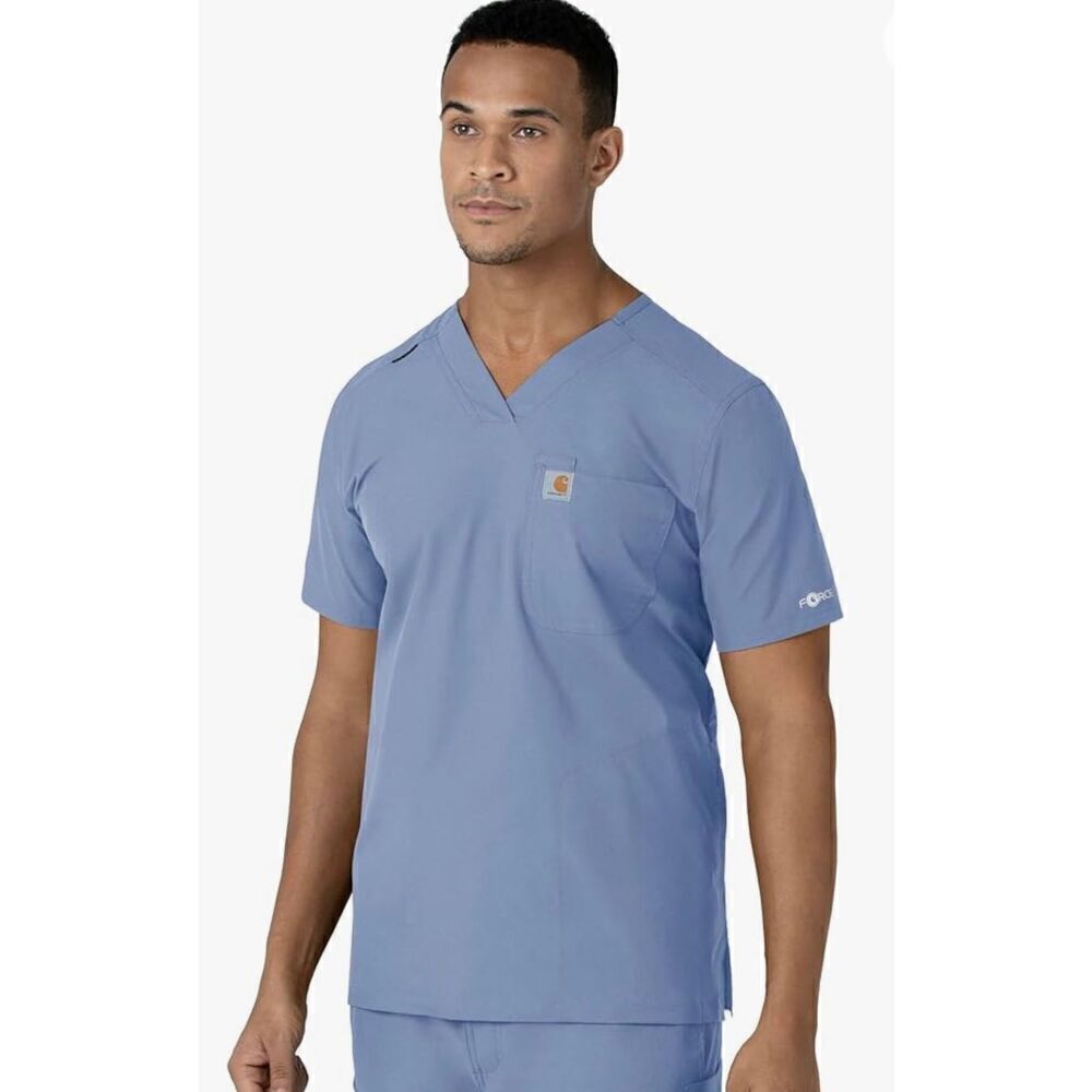 Carhartt Men's Men's Force V-Neck Shirttail Top